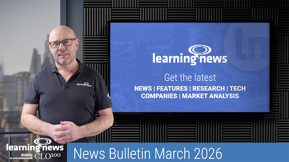 A bite-sized news round up presented by Rob Clarke